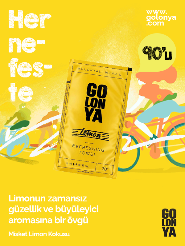 Lemon Kolonyalı Mendil 90lı 