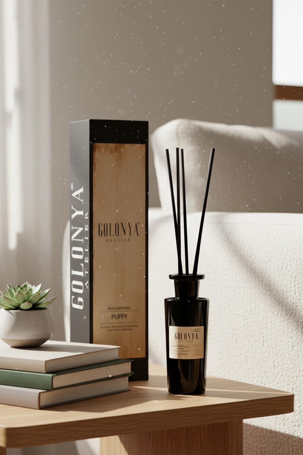 Puffy Niche Seri Premium Oda & Ofis Ortam Kokusu 200ML Bambu Çubuklu