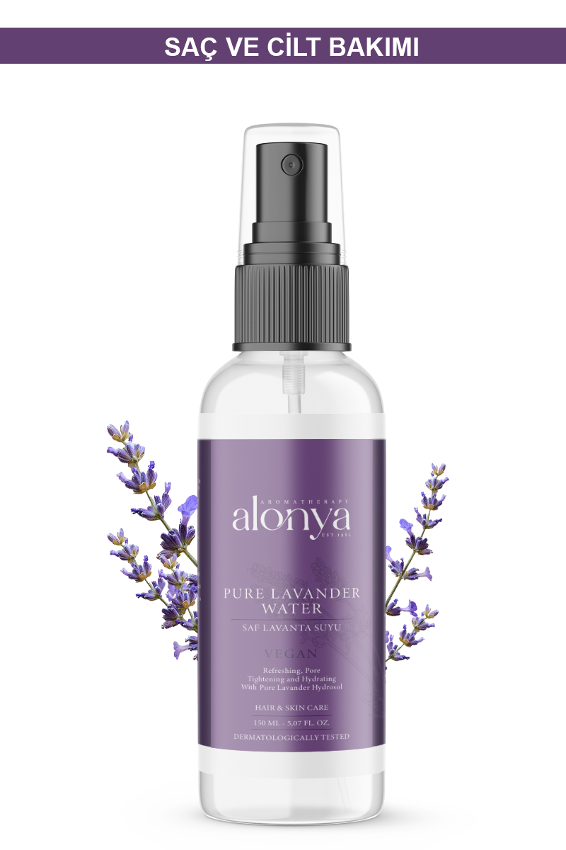 SAF LAVANTA HİDROSOLÜ CANLANDIRICI VE BESLEYİCİ CİLT BAKIM TONİĞİ 150 ML