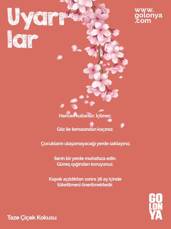 Taze Çiçek Kokusu 50 ml