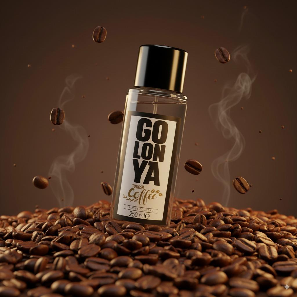 Turkish Coffee, 12 Adet Kuru Kahve Kokulu Kolonya, 250 ml