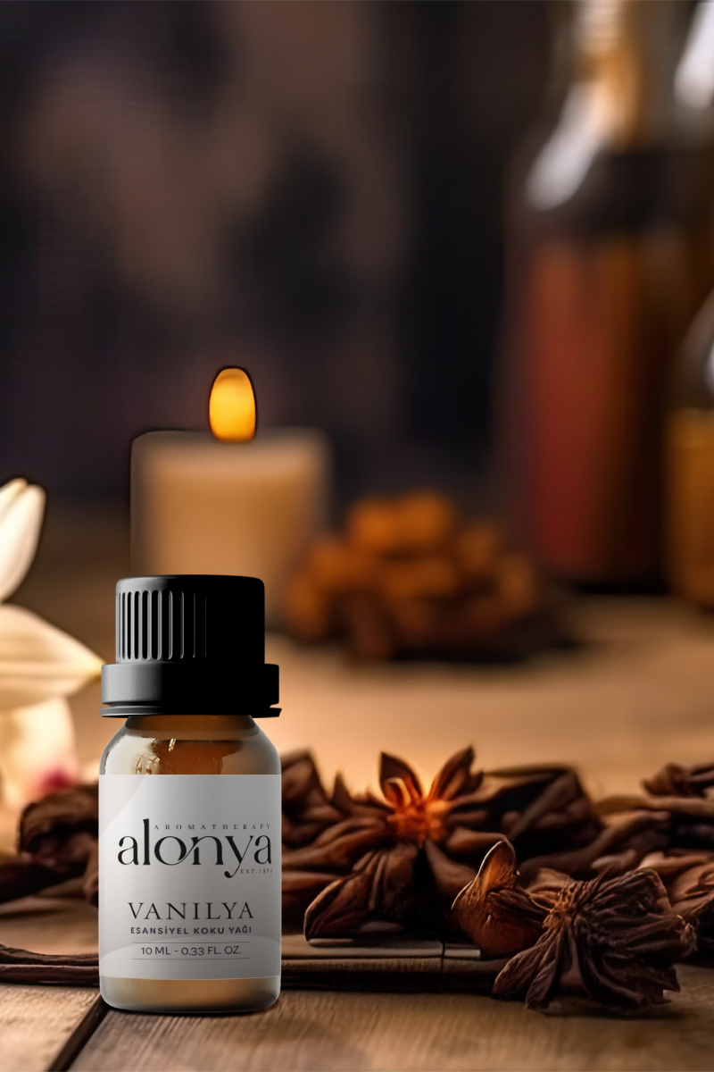 VANİLYA ESANSİYEL UÇUCU KOKU YAĞI ORTAM KOKUSU DOĞAL YAĞ AROMATERAPİ YAĞI 10 ML
