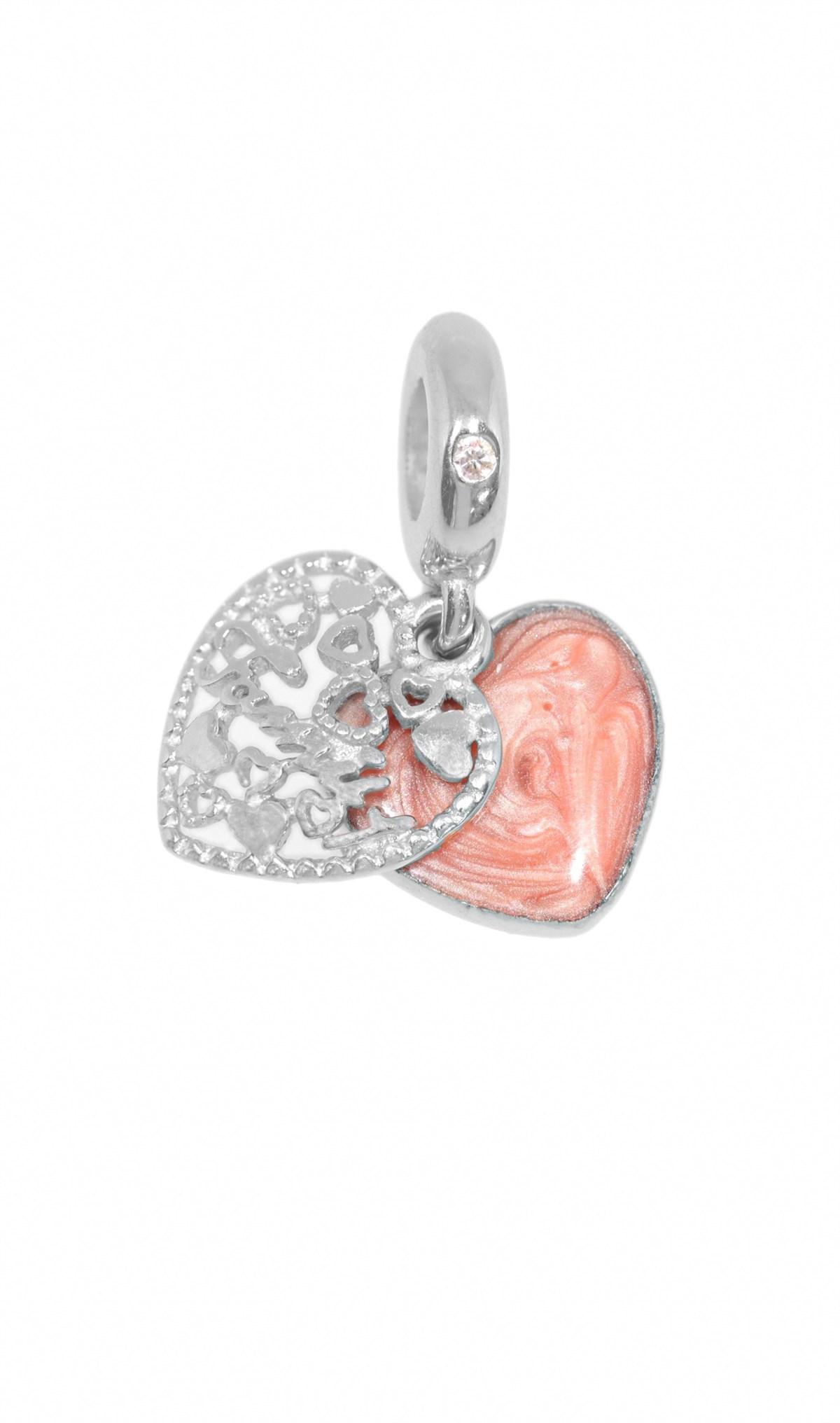 Aile Temalı Gümüş Charm Love Makes a Family