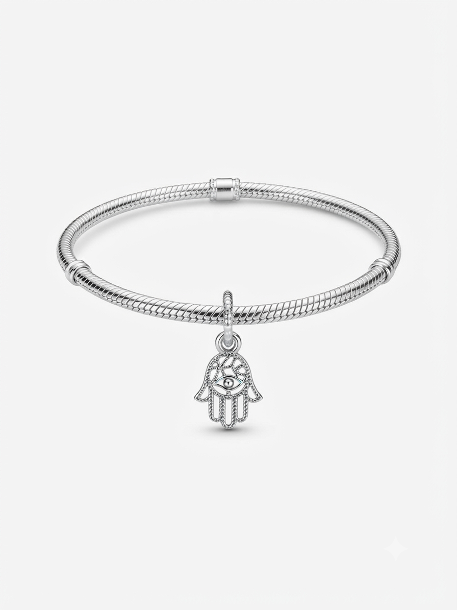 Bayan Gümüş El Model Charm
