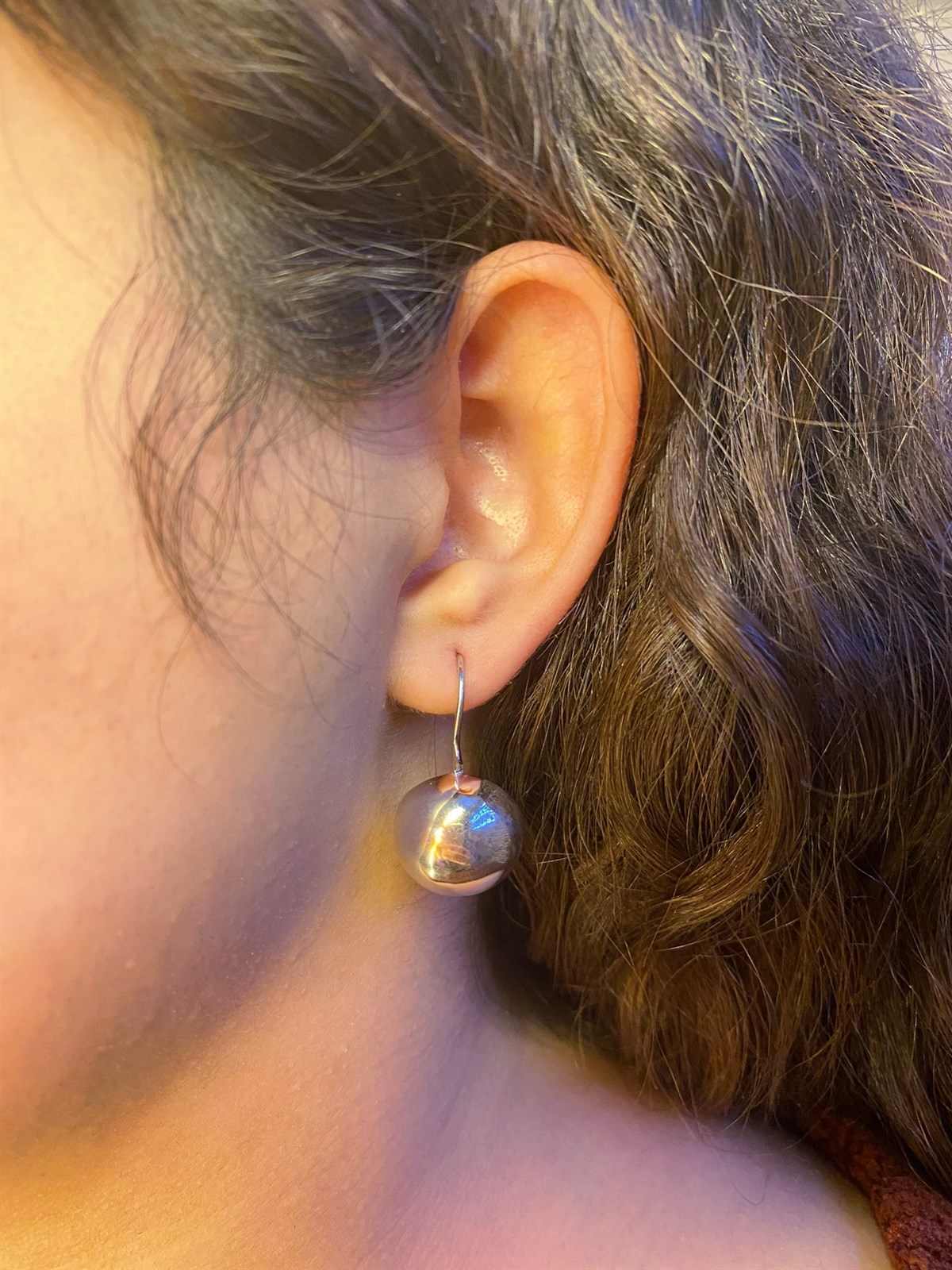 Bayan Gümüş Küpe