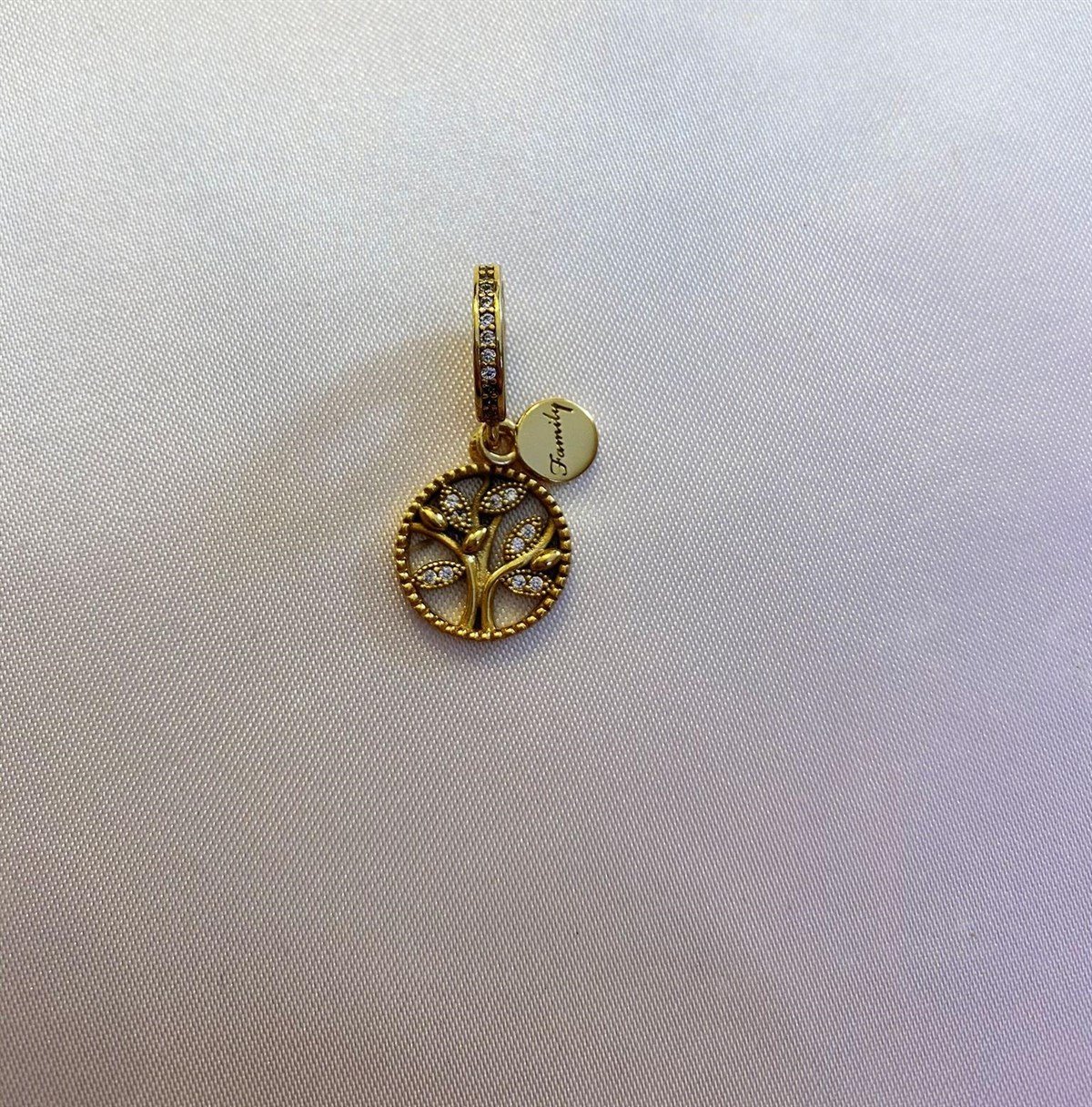 Bayan Gümüş Pandora Bileklik Uyumlu Aile Hayat Ağacı Model Charm 