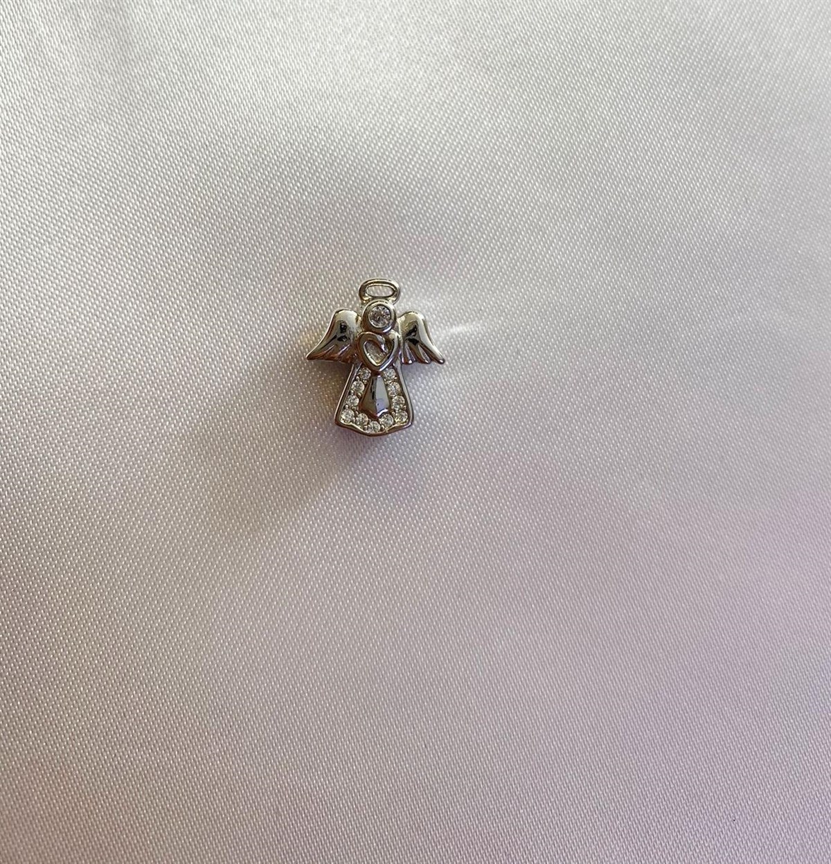 Bayan Gümüş Pandora Bileklik Uyumlu Kanatlı Melek Model Charm