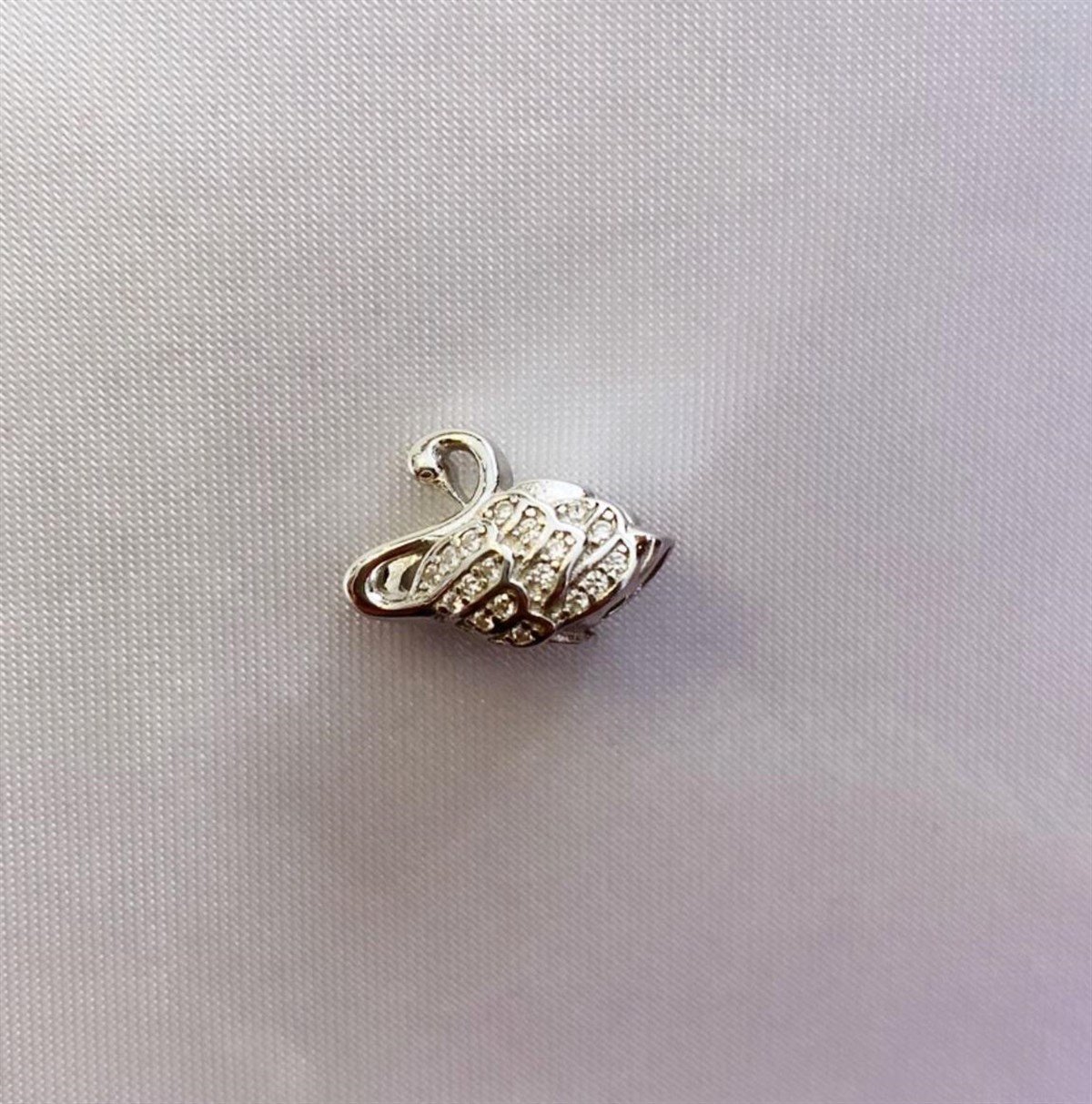 Bayan Gümüş Pandora Bileklik Uyumlu Kuğu Model Charm