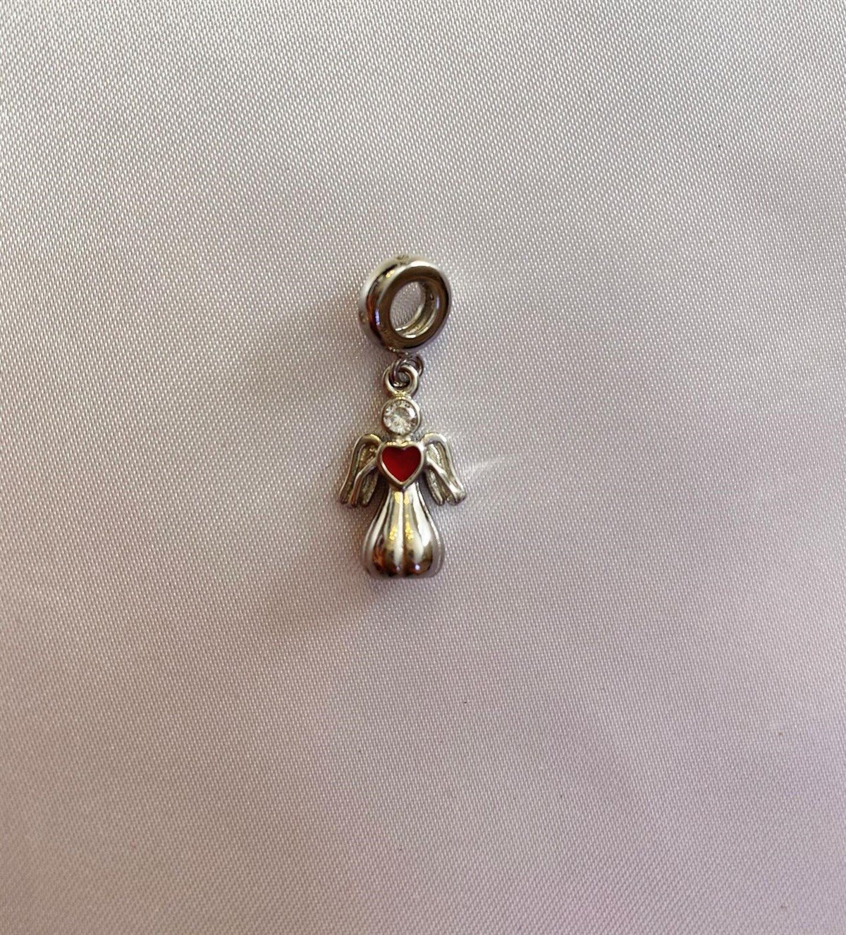 Bayan Gümüş Pandora Bileklik Uyumlu Melek Model Charm