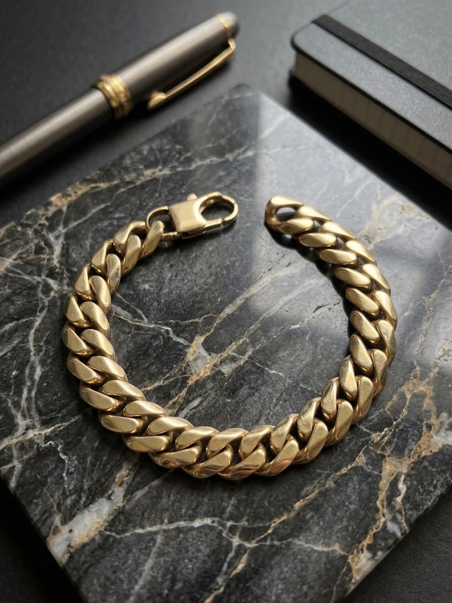 Erkek 12 mm Çelik Bileklik 