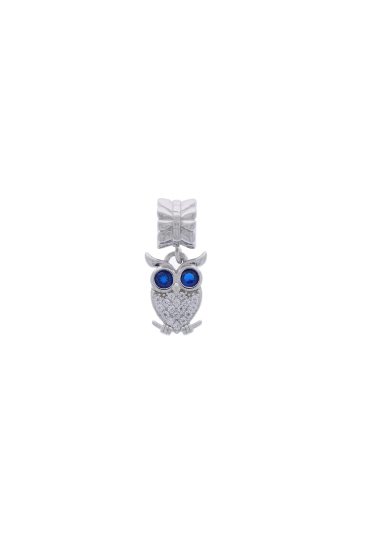 Kadın Gümüş Bileklik Uyumlu Baykuş Model Charm