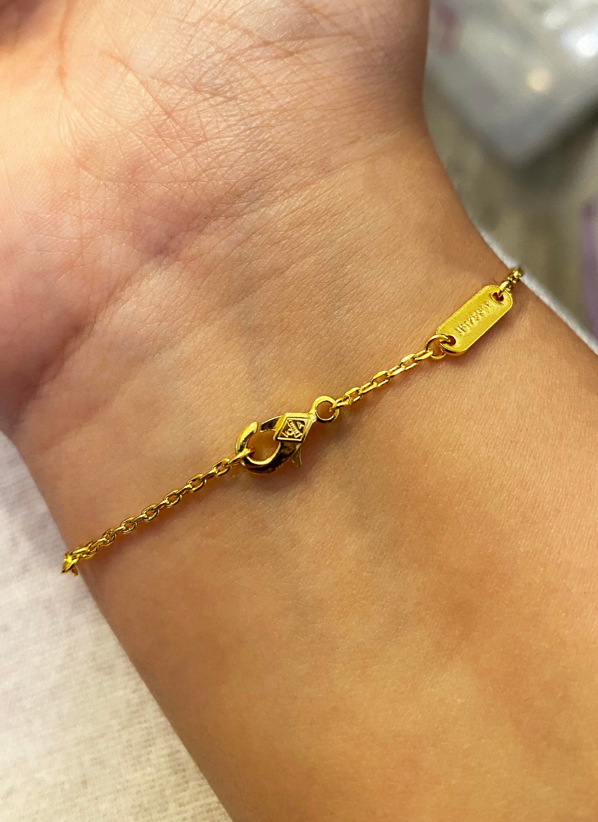 Kadın Tekli Yonca Model Çelik Bileklik 