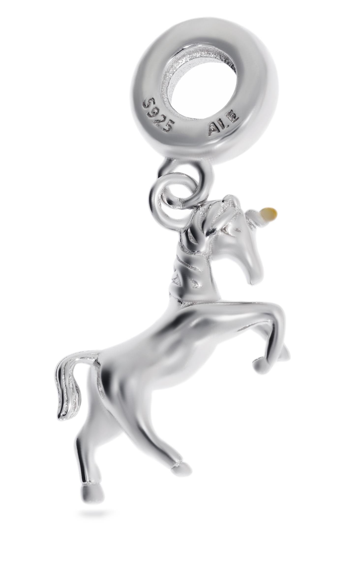 Kadın Unicorn Model Gümüş Charm