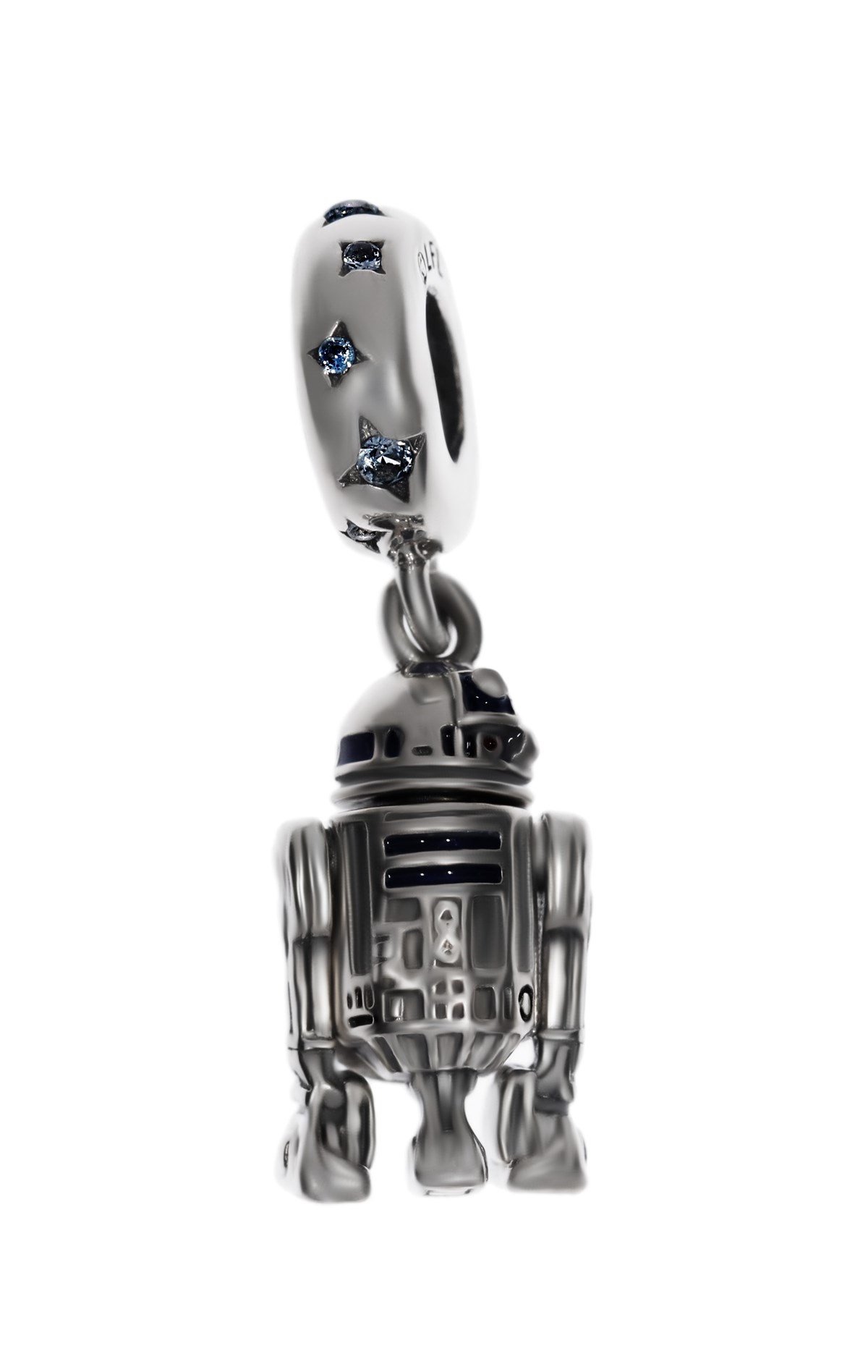 Kadın Yıldız Savaşları R2-D2 Robot Gümüş Charm