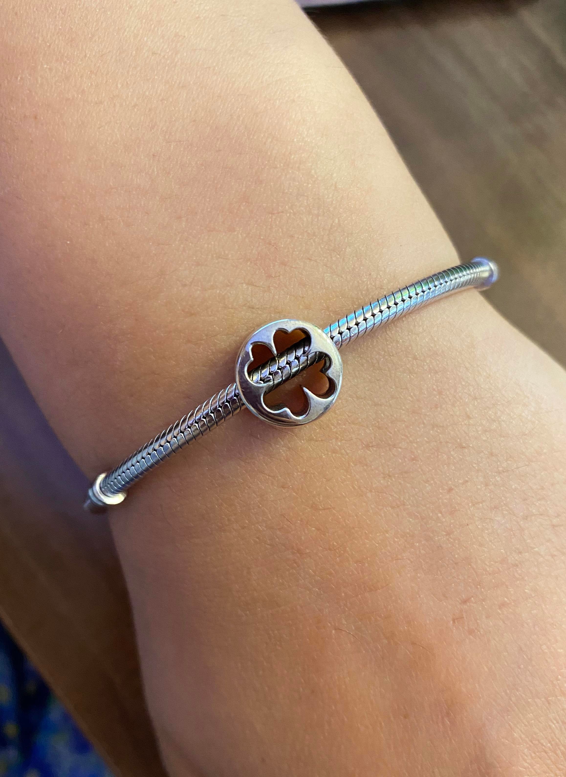 Kadın Yonca Model Gümüş Charm