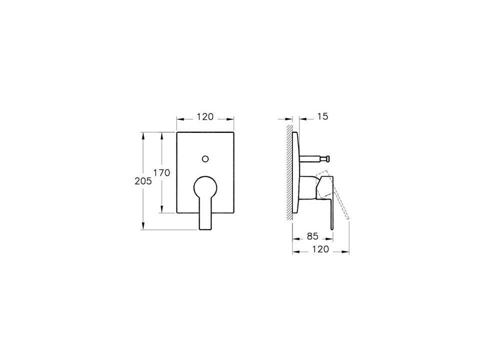Artema A42212 Flo S Ankastre Banyo Bataryası (Sıva Üstü Grubu)