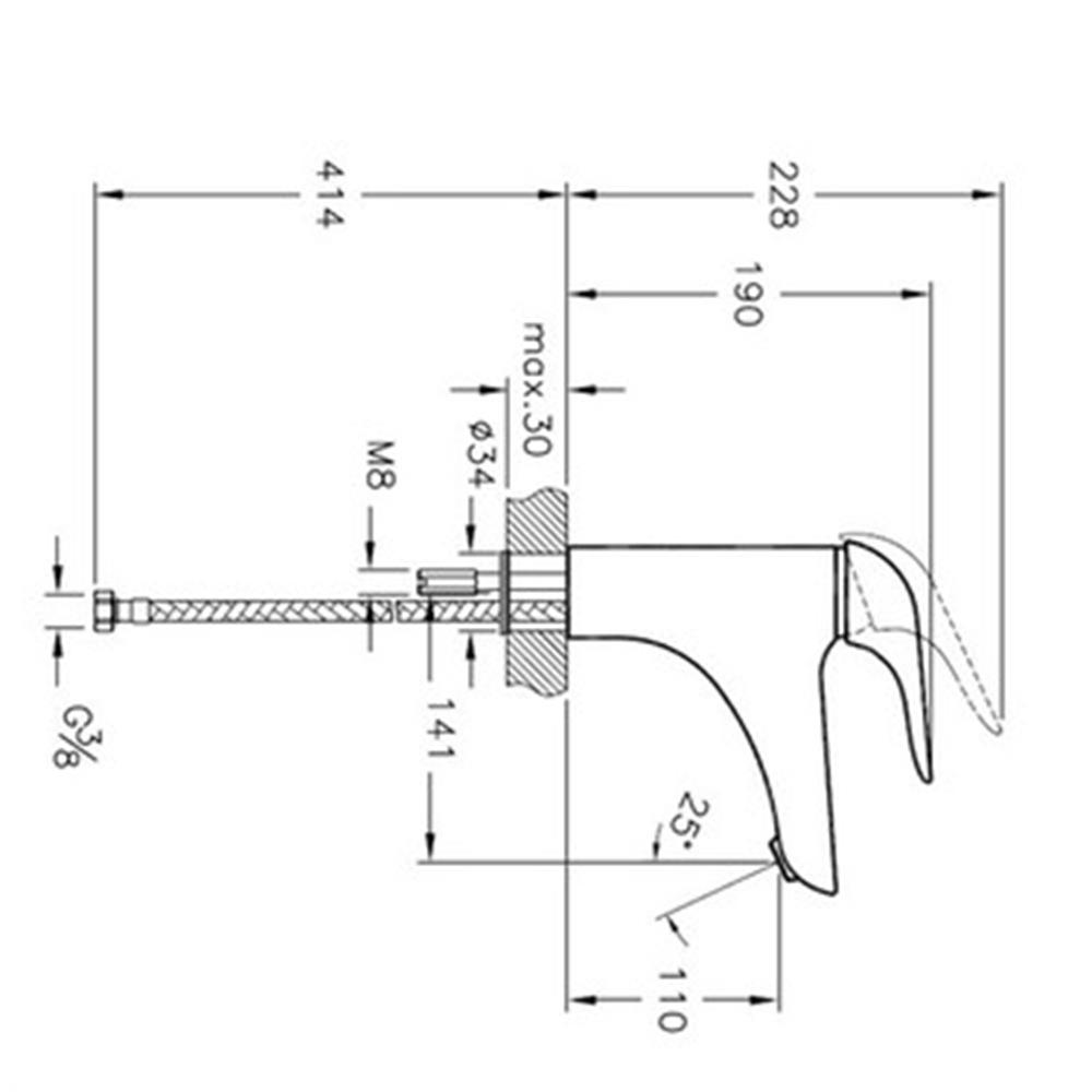 Artema Ares Lavabo Bataryası Krom A41632