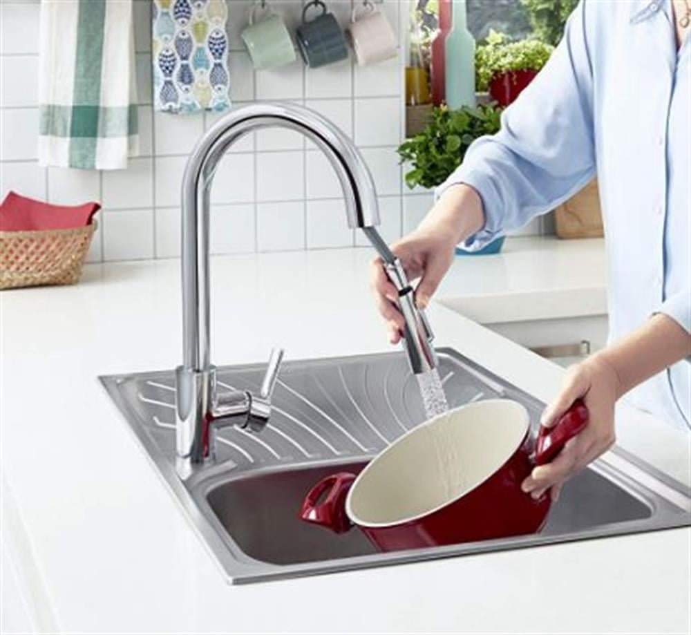Artema Maestro Pull Down Eviye Bataryası Krom A42145
