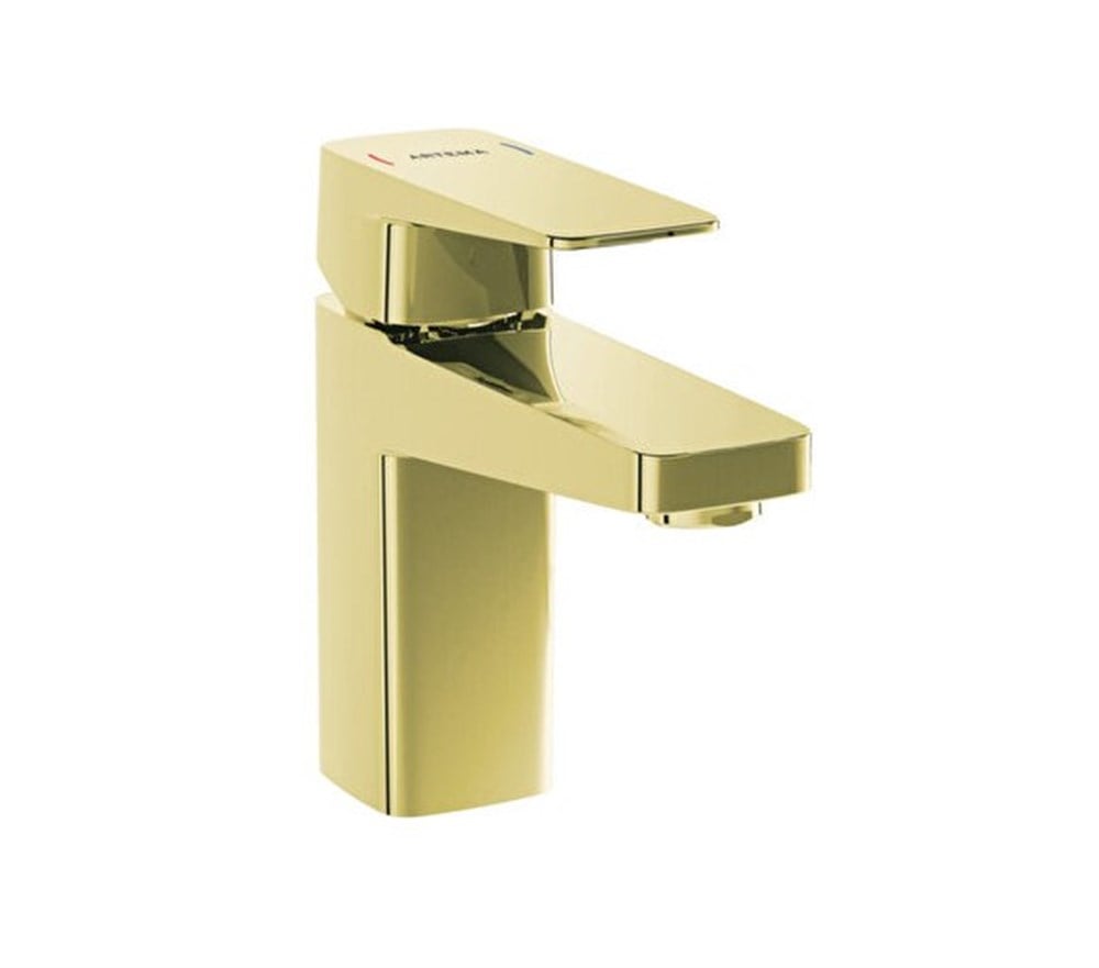 Artema Root Sqaure Lavabo Bataryası Altın A4273223