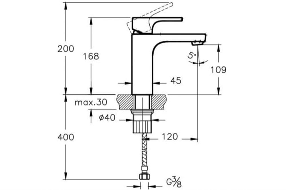 Artema Sento Üstten Lavabo Bataryası A42513