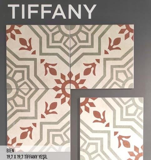 Bien 19,7x19,7 Tiffany Yeşil Yer Seramiği 