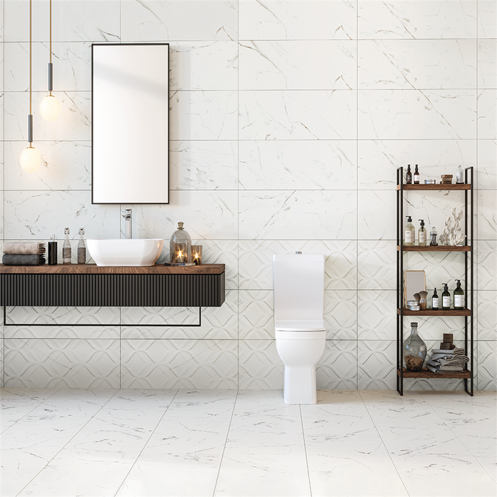 Bien 30x90 Calacatta Marmi Parlak Duvar Seramiği