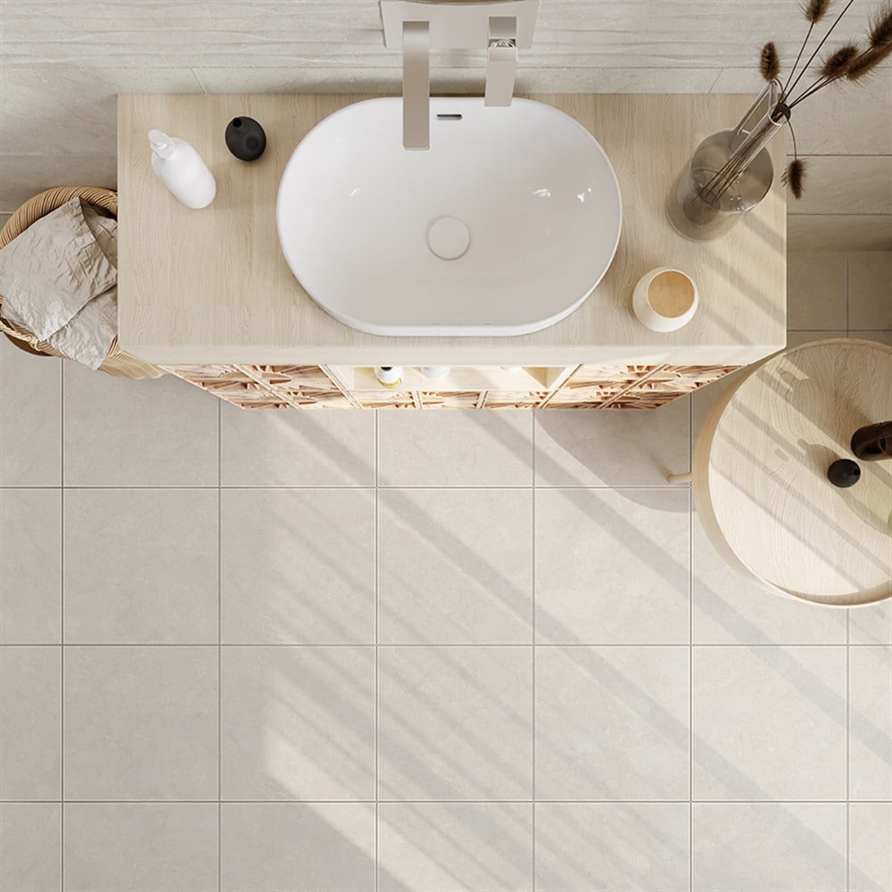 Bien 45x45 Wavy Bone Yer Seramiği (1 kutu=1.62 m² fiyatı)