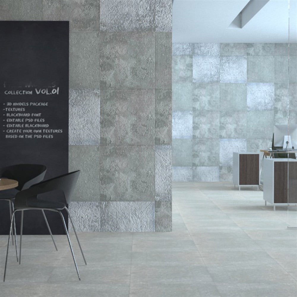 Bien Beton 60x60 cm Yer ve Duvar Seramiği (1 kutu=1.44 m² fiyatı)