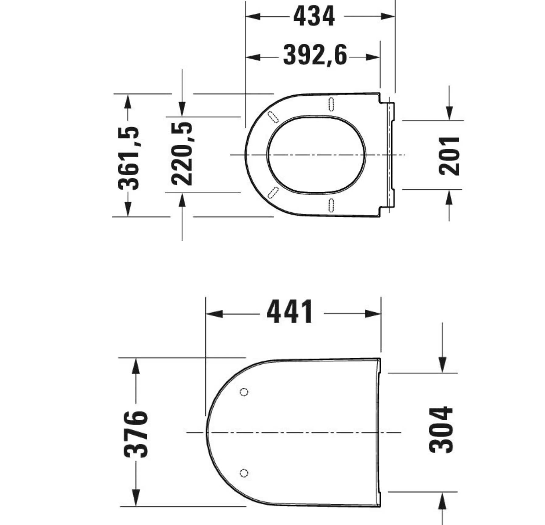 Duravit D-Neo Rimless Asma Klozet Kapak Dahil Özel Kutulu  45773900A1