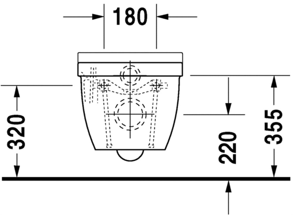 Duravit Starck 3 Asma Klozet (Kapak dahil)