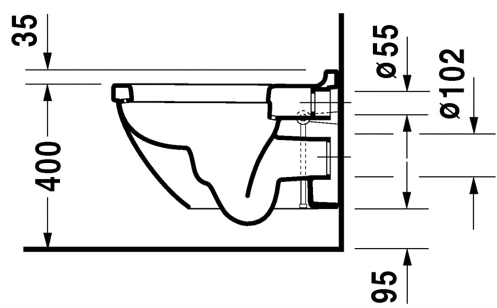 Duravit Starck 3 Asma Klozet (Kapak dahil)
