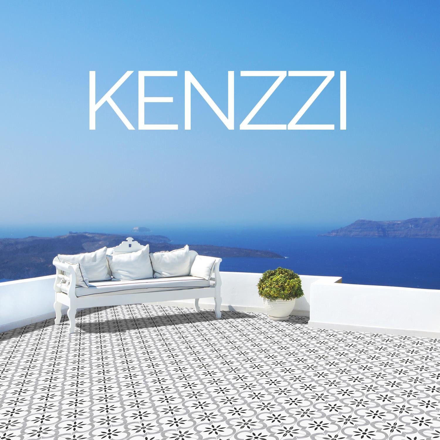 Ege Seramik 20x20 Kenzzi Azila Grey Mat