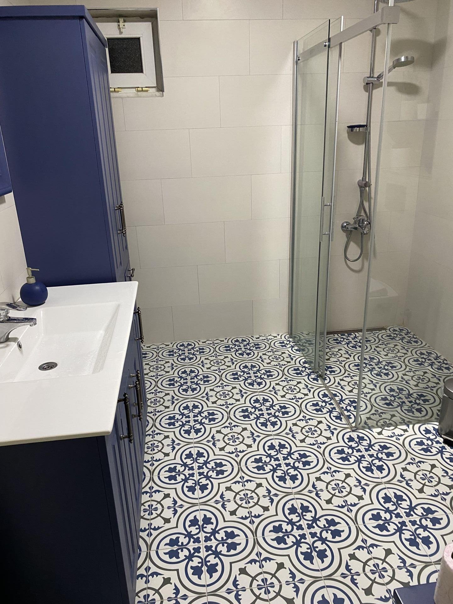 Ege Seramik 20x20 Kenzzi Zanzibar Mavi Mat