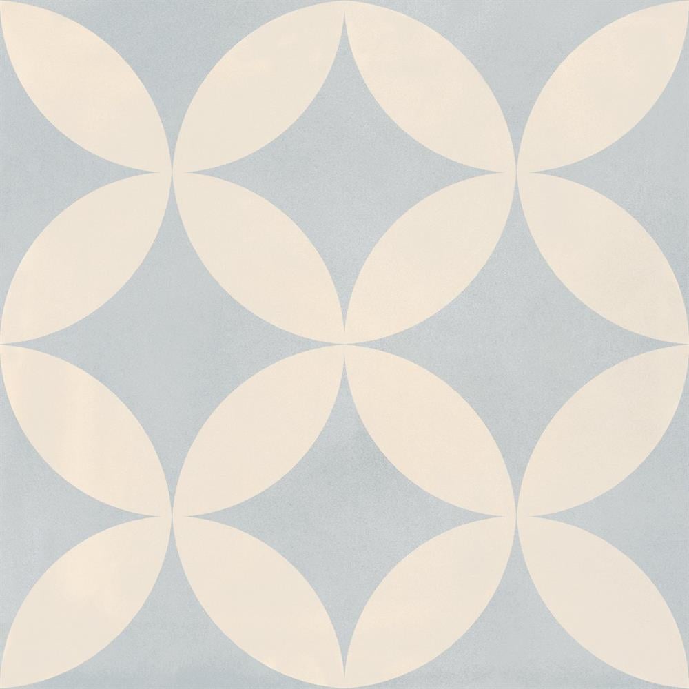 Ege Seramik 33X33 Fresco Flower Aqua