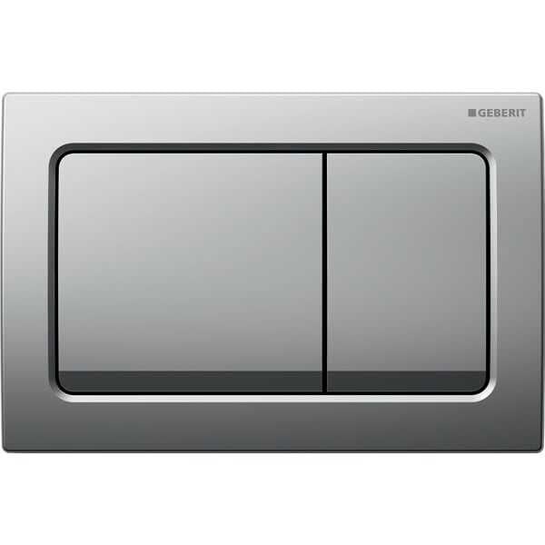Geberit Alpha01 Kare, Mat Krom 115.055.46.1