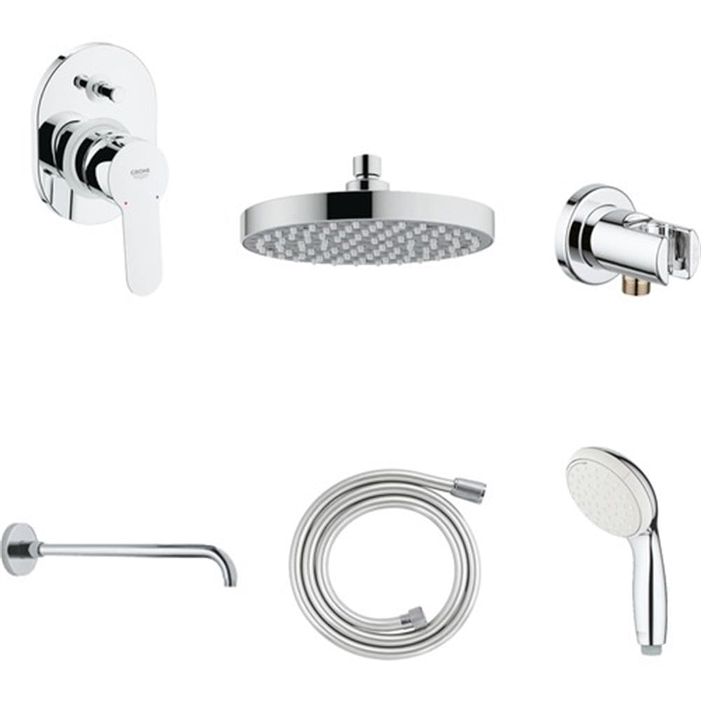 GROHE BauEdge Ankastre Banyo Duş Seti 6 Parça