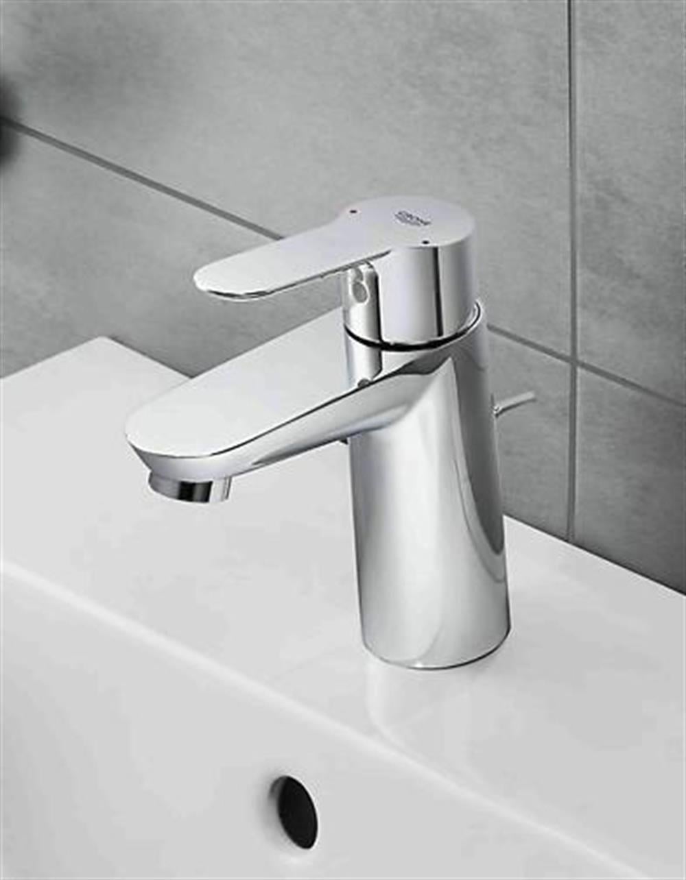 Grohe BauEdge Lavabo Bataryası Sifon Kumandalı Krom 23328000