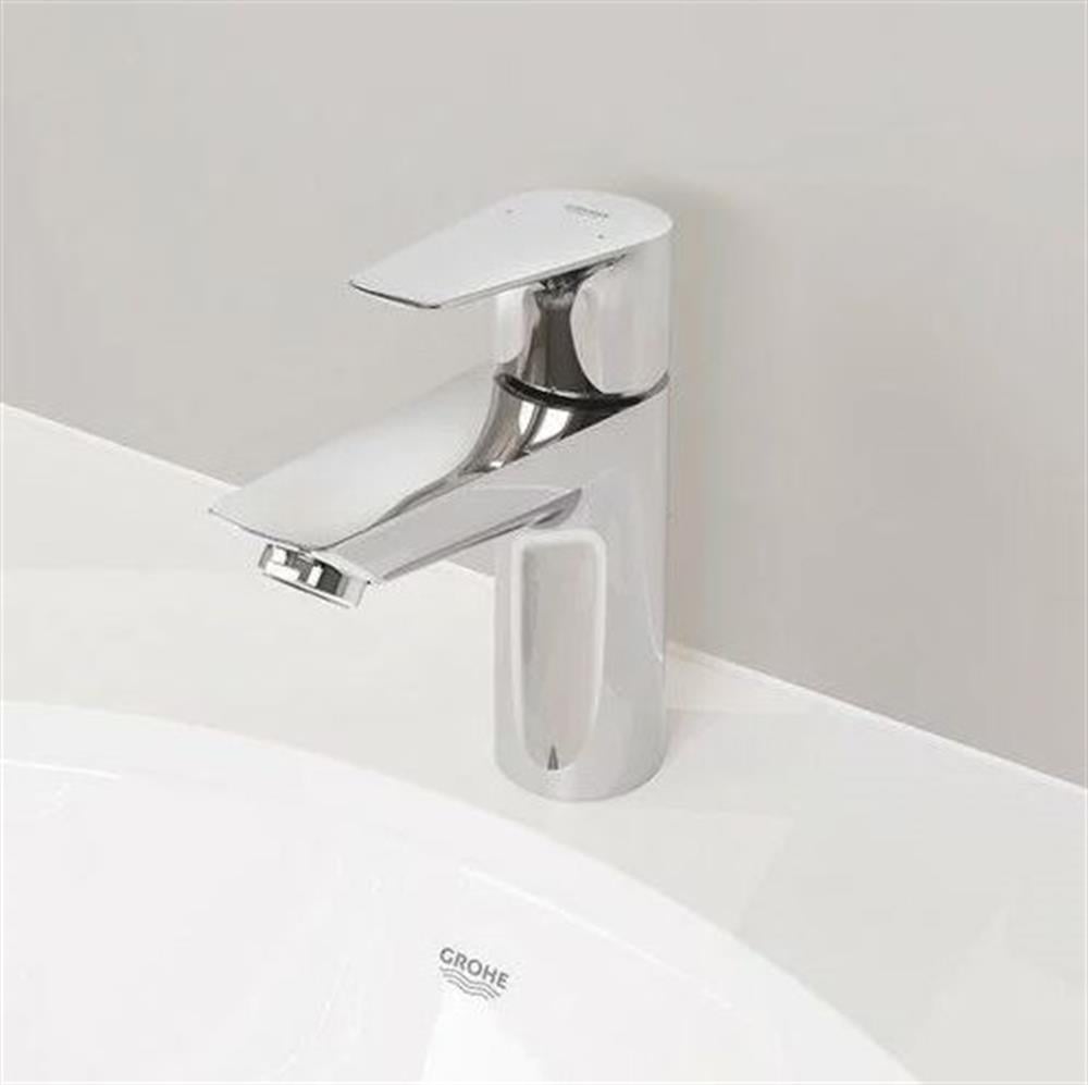 Grohe BauEdge Lavabo Bataryası Sifon Kumandalı M Boyut Krom 23758001
