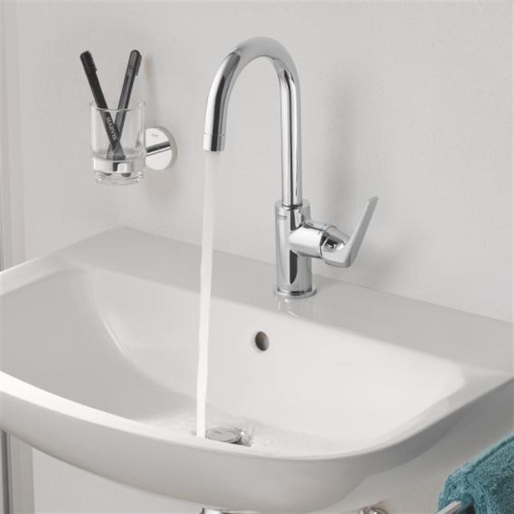 Grohe BauFlow Yüksek Lavabo Bataryası Sifon Kumandalı Krom 23753000