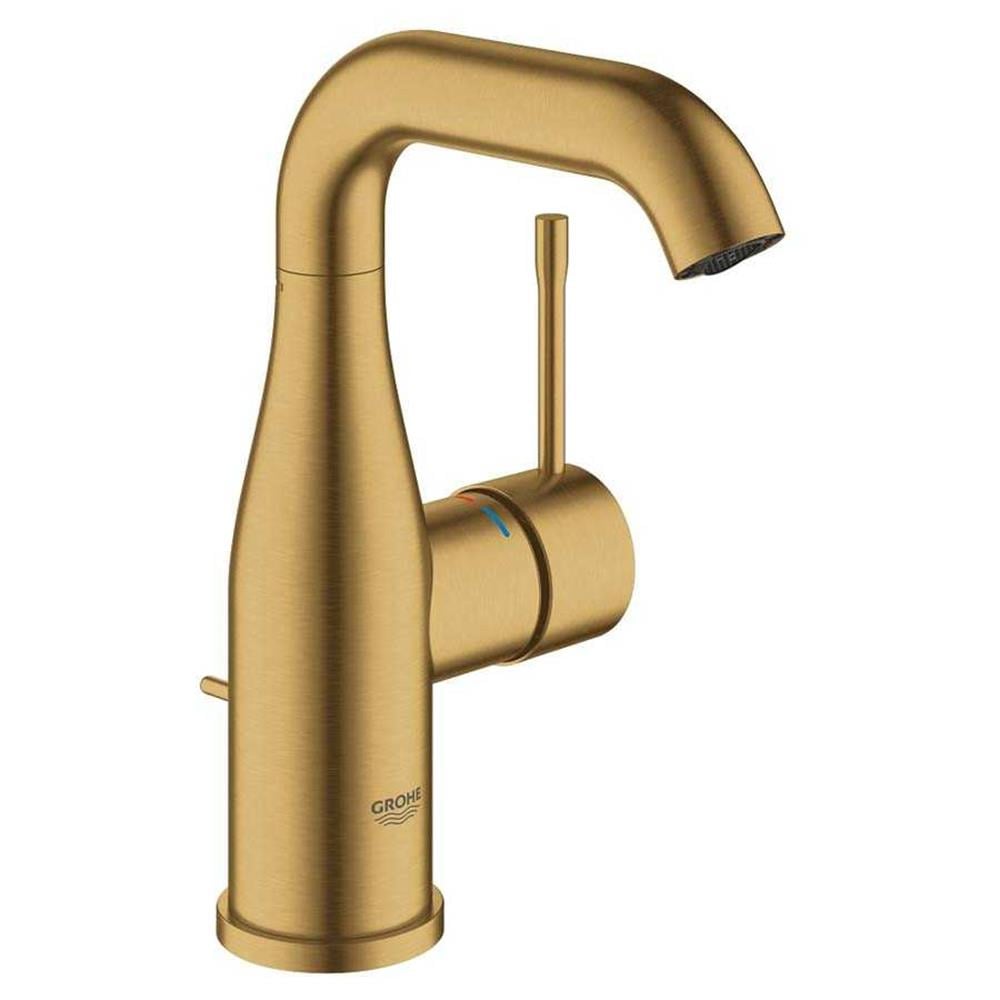 Grohe Essence New Lavabo Bataryası Sifon Kumandalı Fırçalı Altın 23462GN1