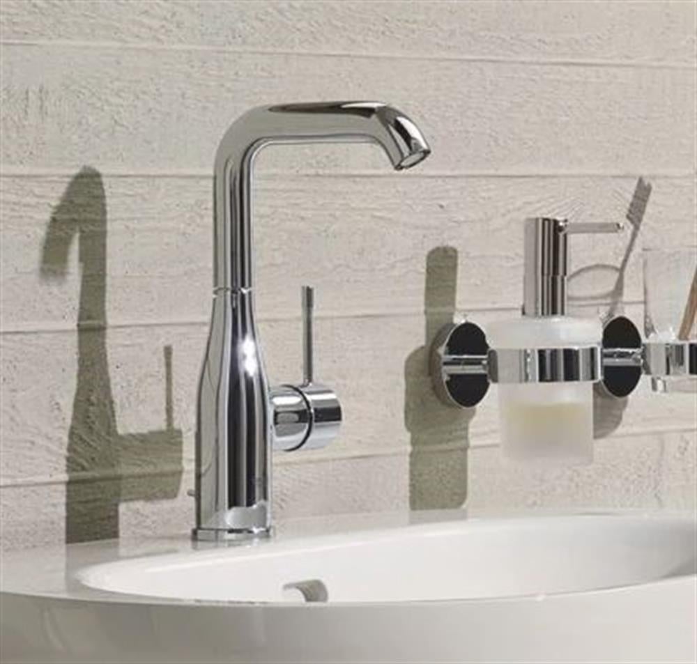 Grohe Essence Yüksek Lavabo Bataryası Sifon Kumandalı Krom 23541001