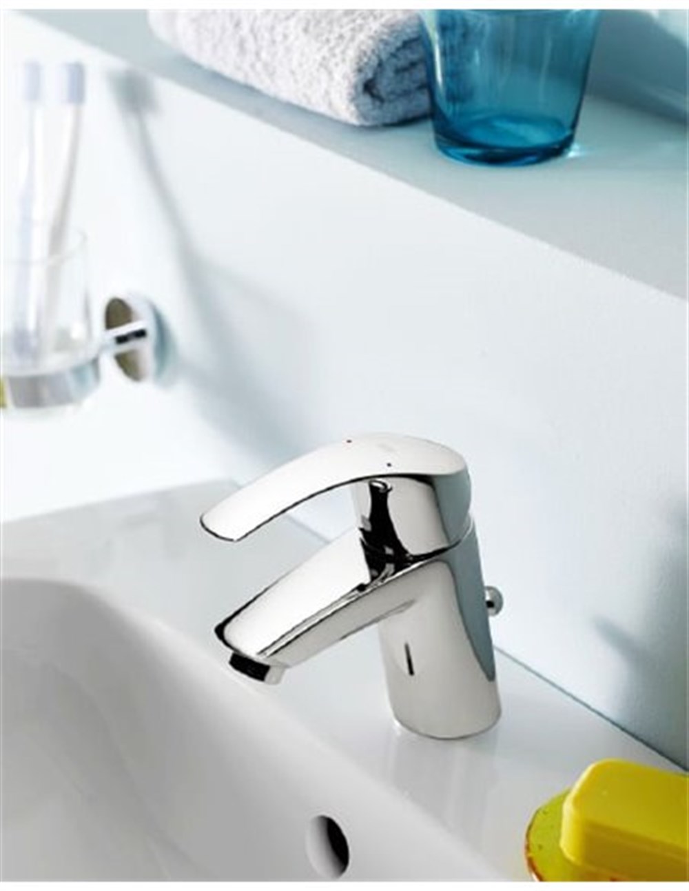 Grohe Eurosmart Tek Kumandalı Lavabo Bataryası S Boyut Krom 32467002