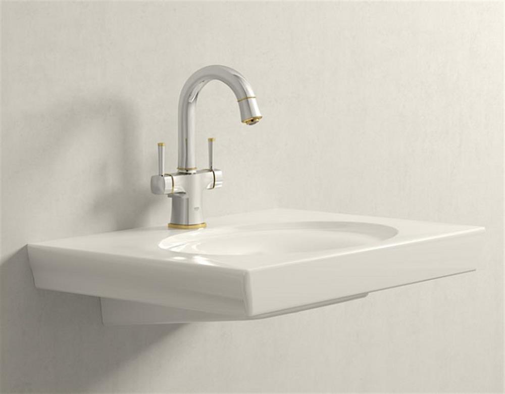 Grohe Grandera Lavabo Bataryası Krom Altın 21107IG0