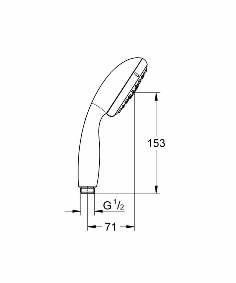 Grohe New Tempesta 100 El Duşu 3 Akışlı 28419002
