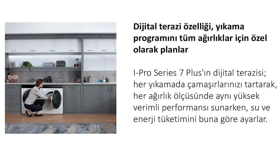 Haier HW100GBD14979SUS I -PRO 7 PLUS Çamaşır Makinesi 31019466