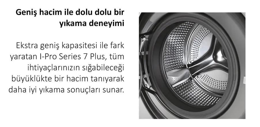 Haier HW100GBD14979SUS I -PRO 7 PLUS Çamaşır Makinesi 31019466