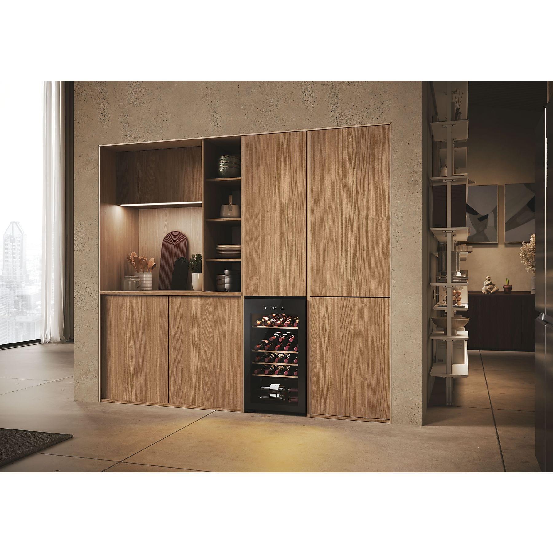 Haier HWS34GGH1 G Enerji Sınıfı Şarap Dolabı Siyah 34005567