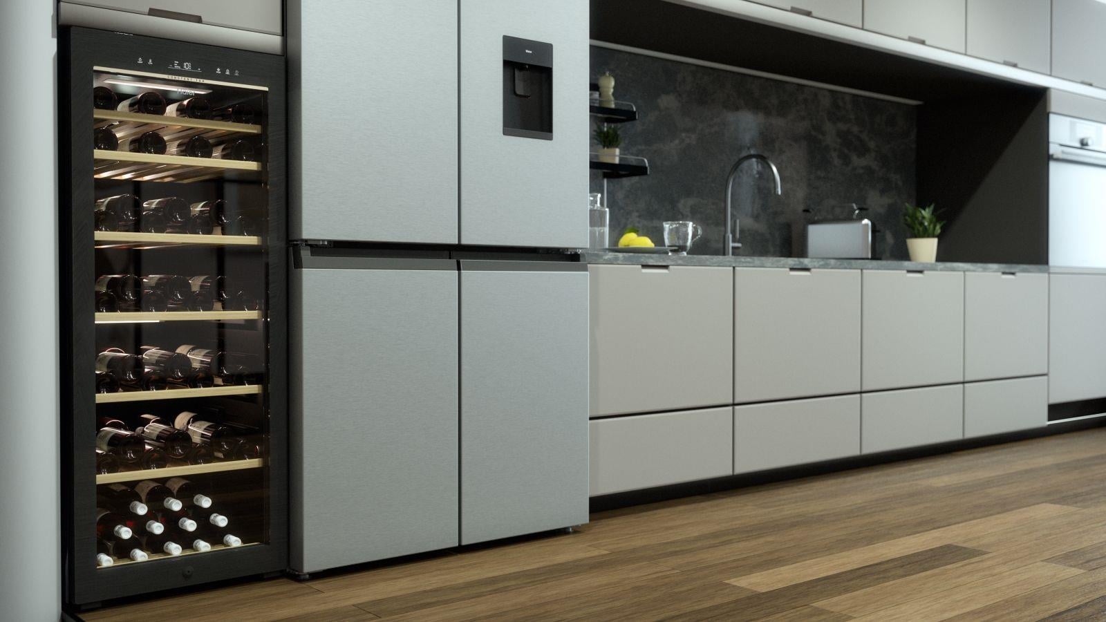 Haier HWS84GA G Enerji Sınıfı Şarap Dolabı Siyah 34004215