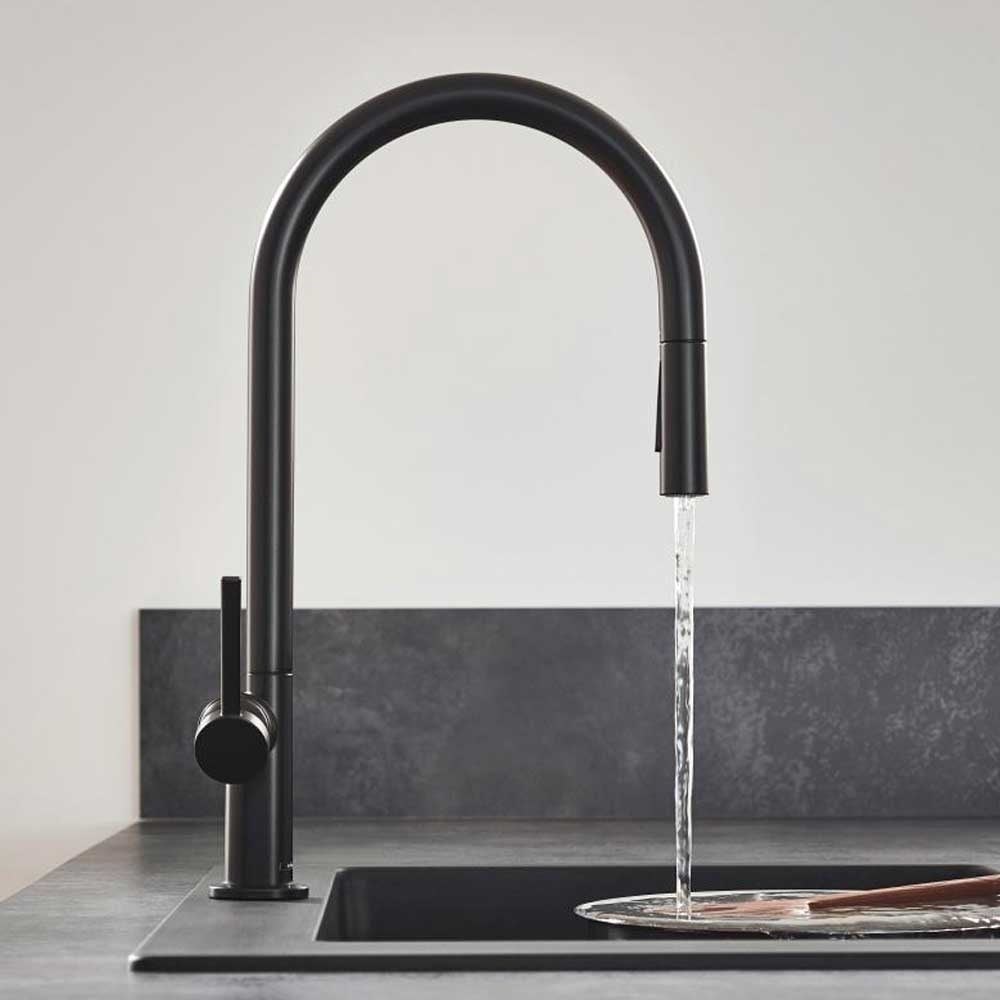 Hansgrohe Talis M54 Eviye Bataryası Mat Siyah 72800670