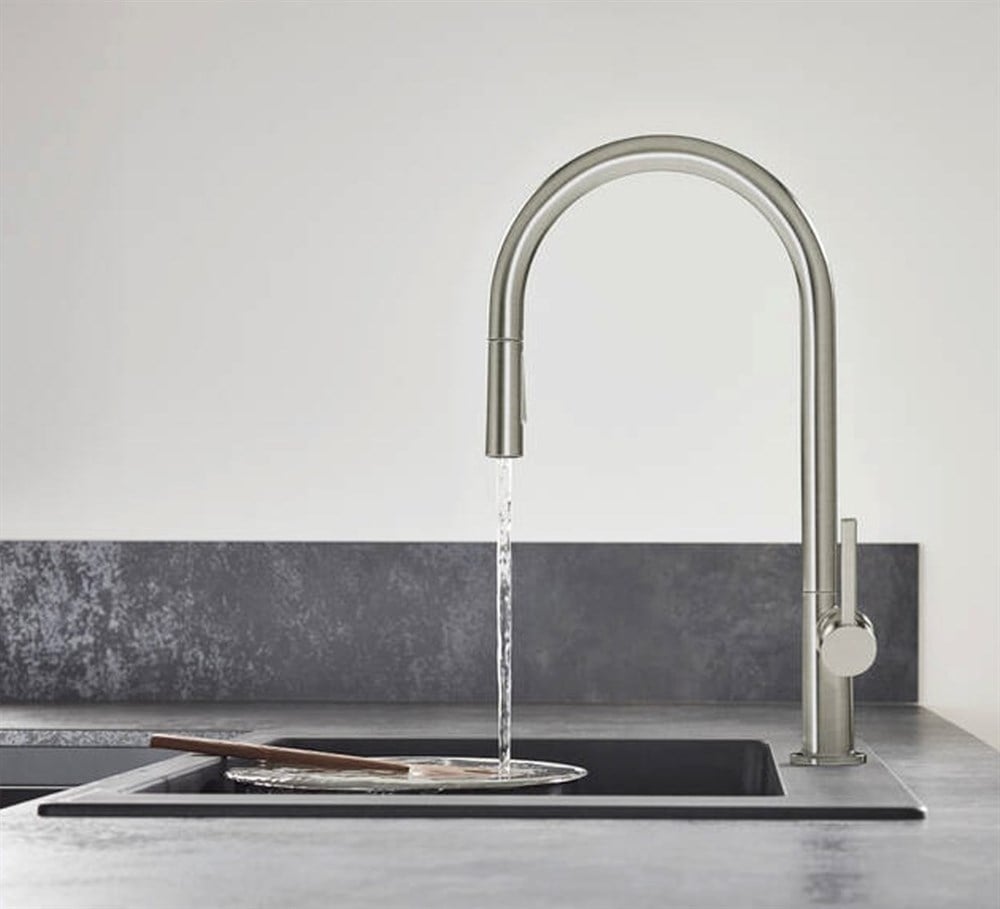 Hansgrohe Talis M54 Eviye Bataryası Paslanmaz Çelik 72800800